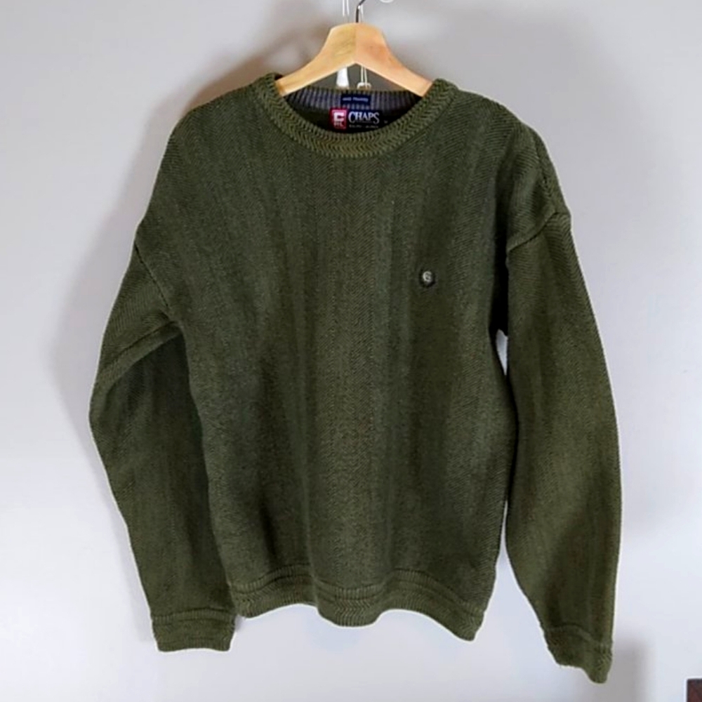 Vintage Hand Framed Sweater - Ralph Lauren - Med